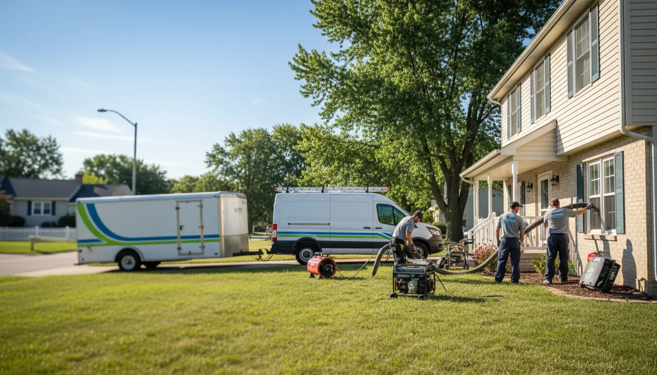 Flooded Basement Restoration And Cleanup With Repair in Fowler, OH near me